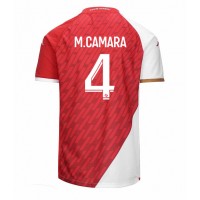 Camiseta AS Monaco Mohamed Camara #4 Primera Equipación Replica 2023-24 mangas cortas